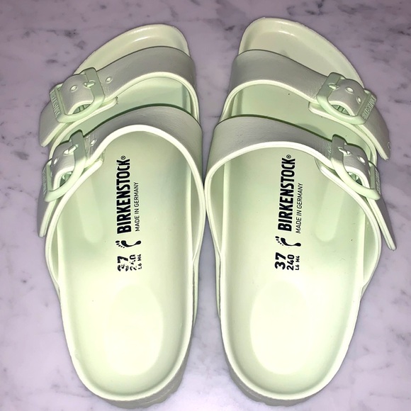 Birkenstock Arizona EVA Sandal Faded Lime Womens Size 37 - Picture 7 of 14
